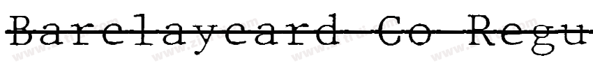 Barclaycard Co Regul字体转换